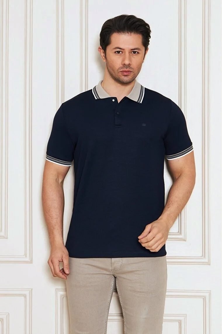 Oysho polo — lacivert